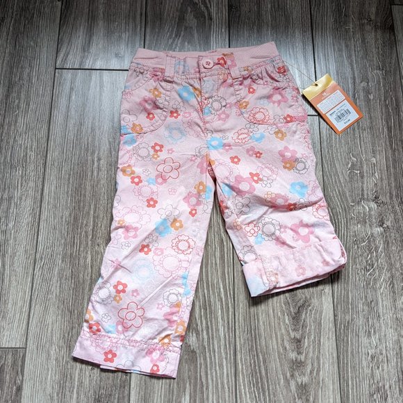 [KIDS 2/$30] NWT Baby Girl (18M) - SONOMA Convertible Roll Up Pant - Picture 1 of 6